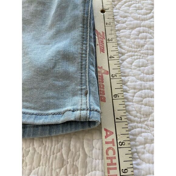 Jen 7 Denim Shorts Casual Blue Light Wash Size 10 - Picture 11 of 11